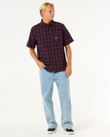 Rip Curl Raw Energy S/S Plaid Shirt Mens