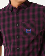 Rip Curl Raw Energy S/S Plaid Shirt Mens
