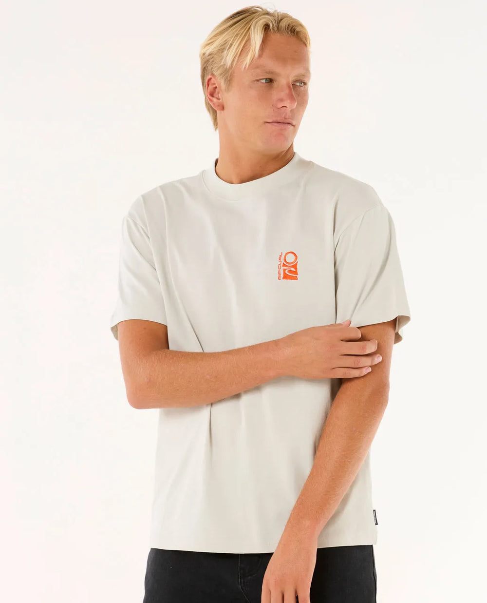 Rip Curl Search Embroidery Tee Mens