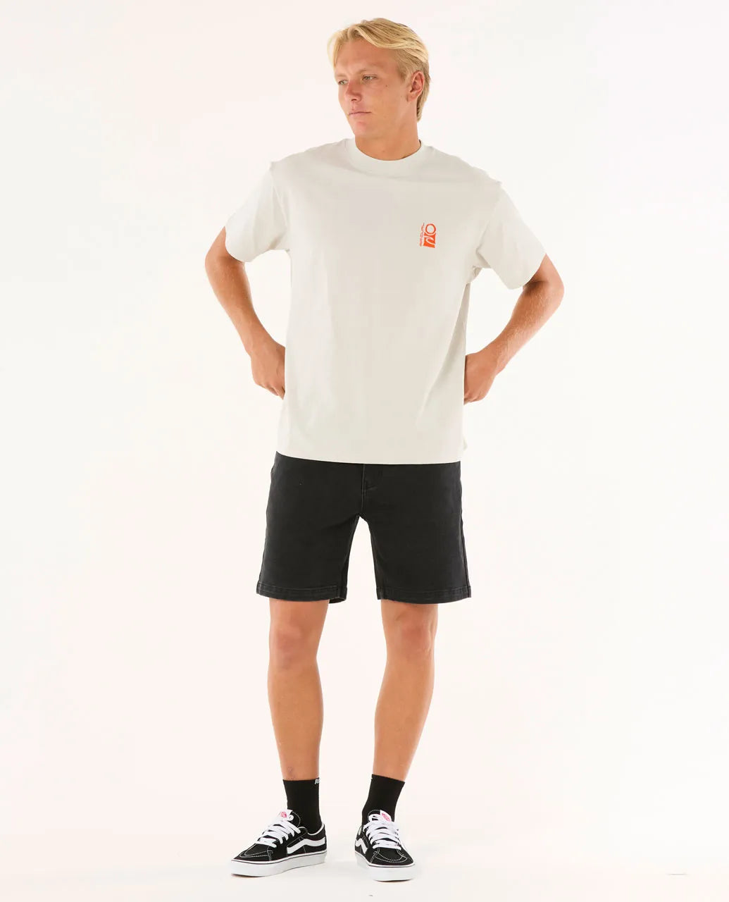 Rip Curl Search Embroidery Tee Mens
