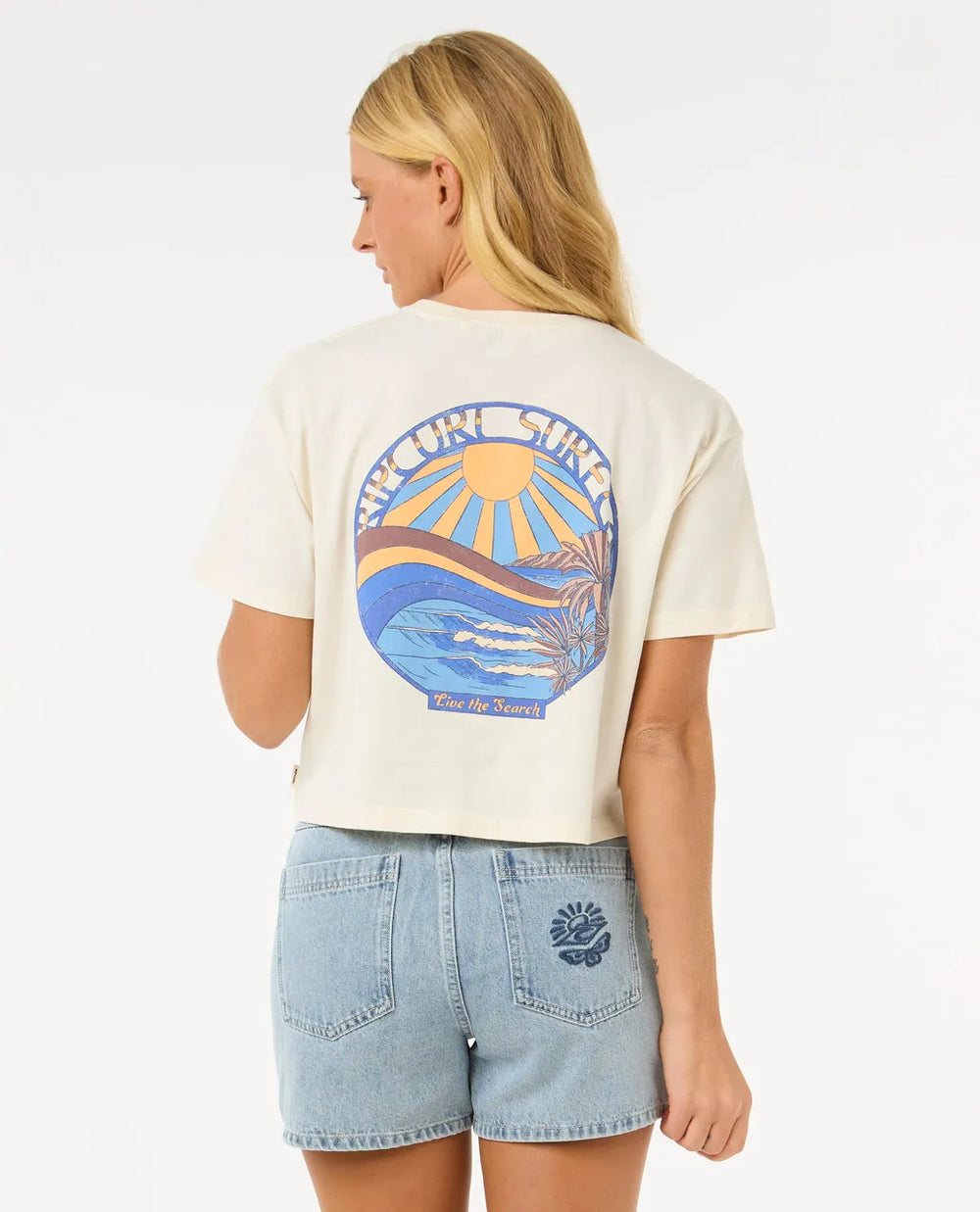 Rip Curl Sun & Sea Crop Tee Womens