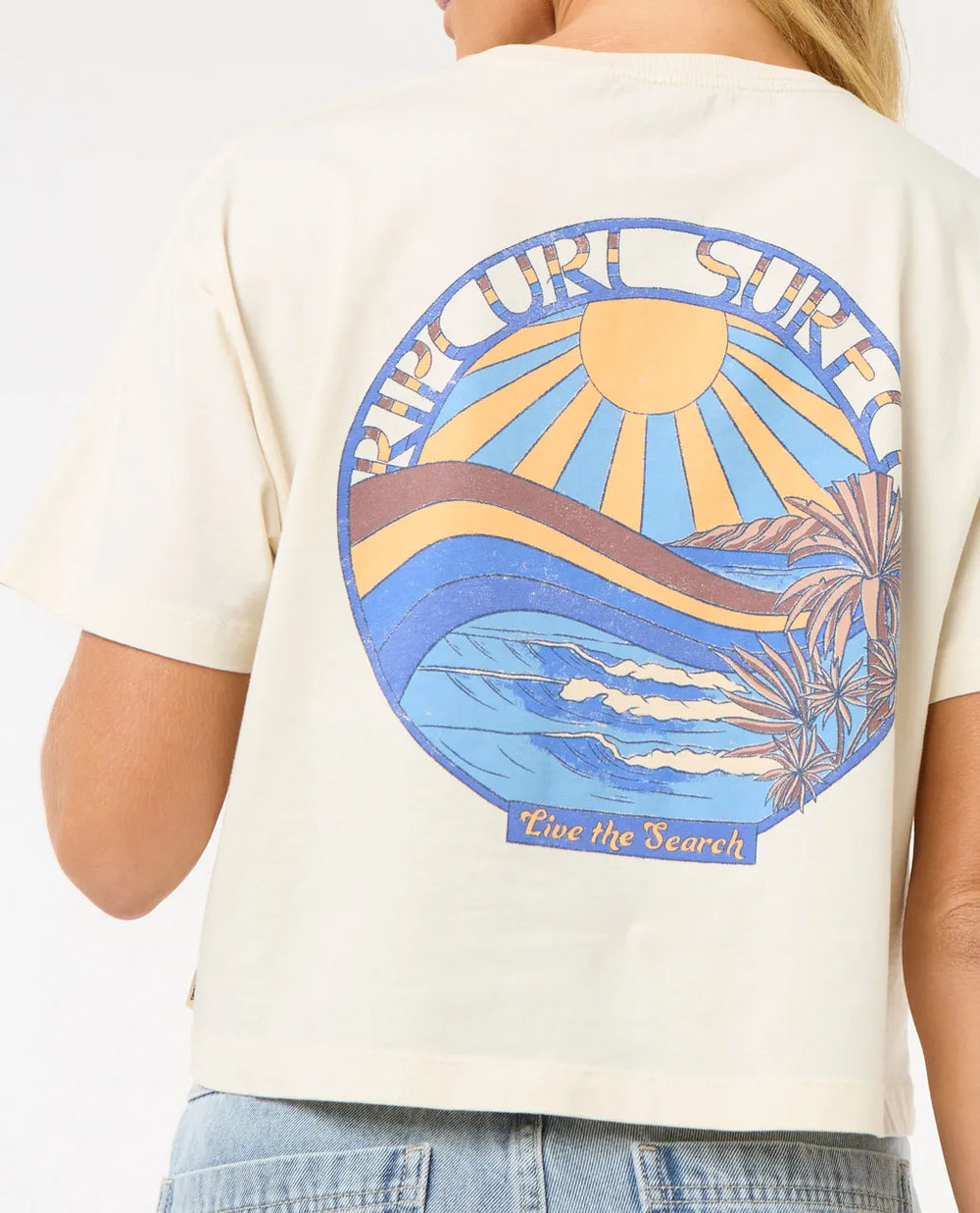 Rip Curl Sun & Sea Crop Tee Womens