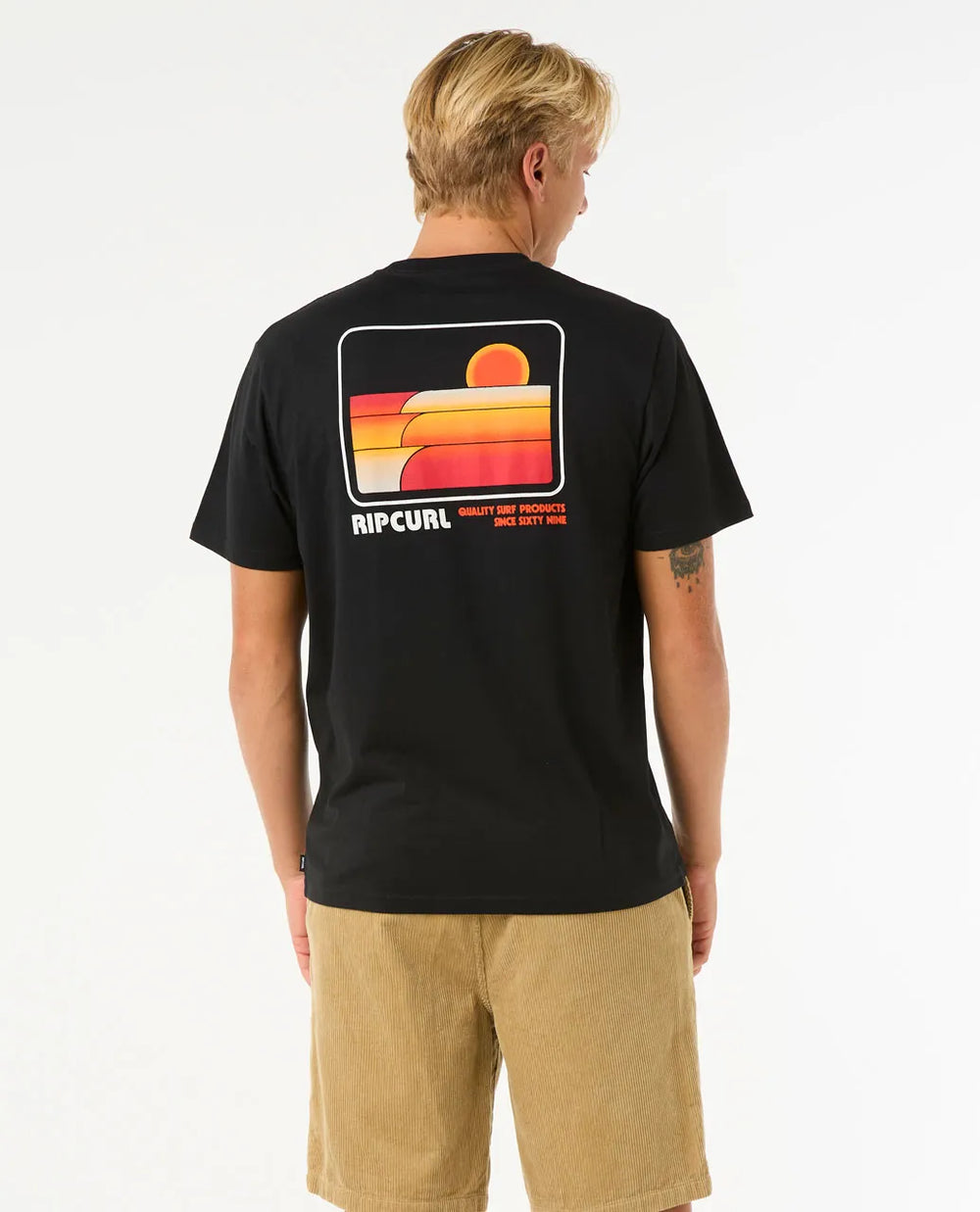 Rip Curl Surf Revival Stacked Tee Mens
