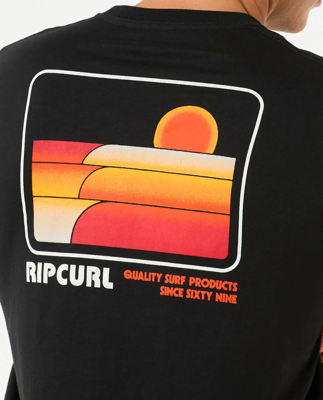 Rip Curl Surf Revival Stacked Tee Mens