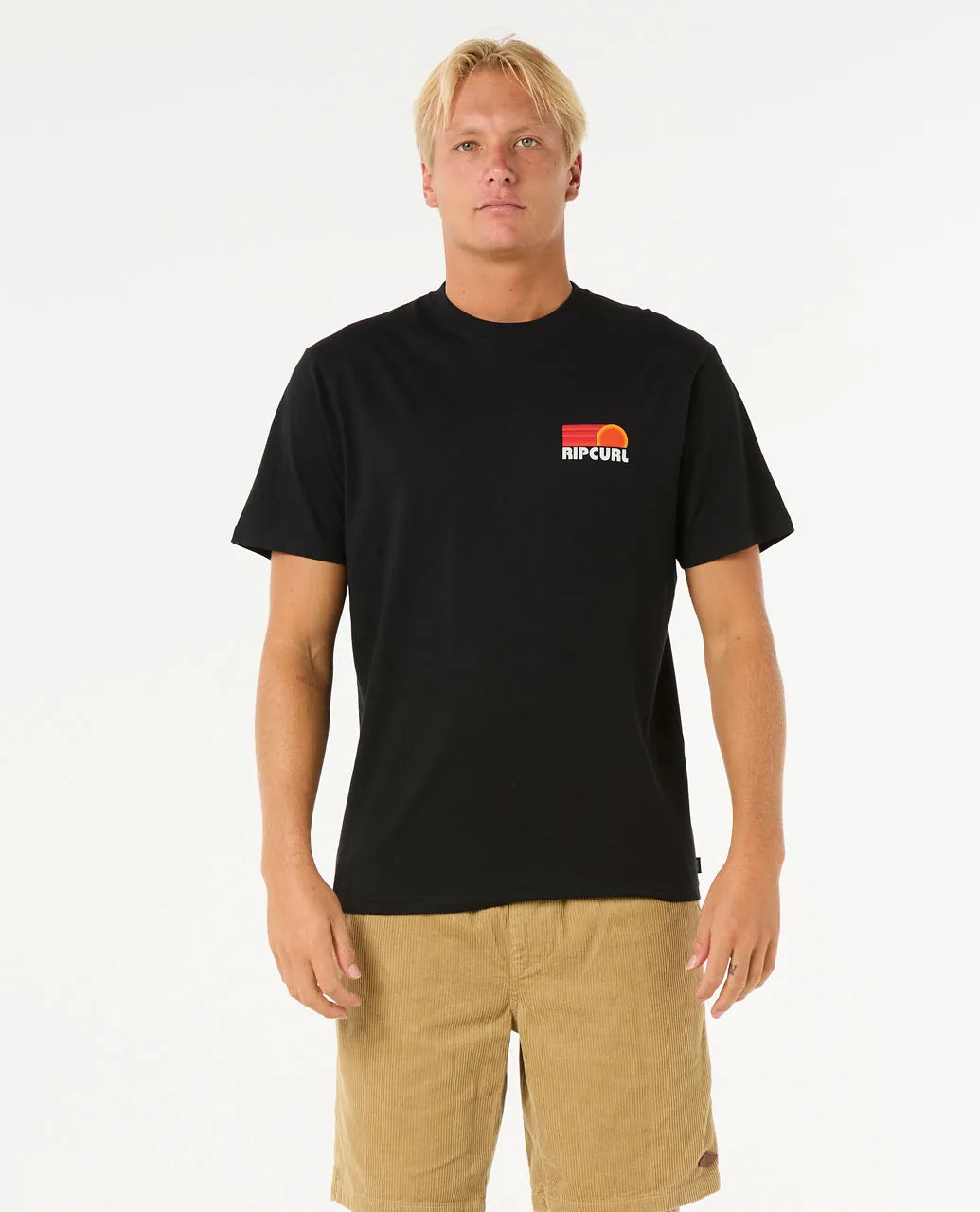 Rip Curl Surf Revival Stacked Tee Mens