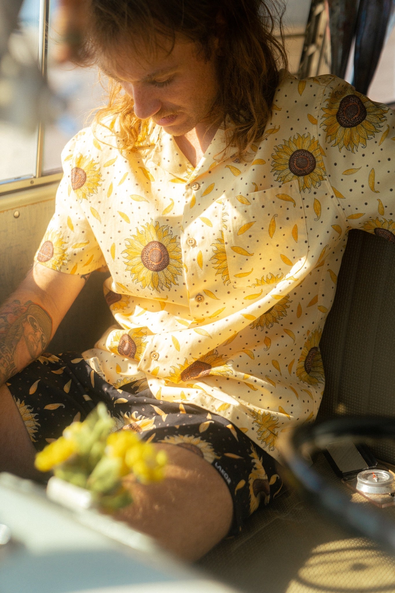 Lakor Sunflower Short Sleeve Shirt