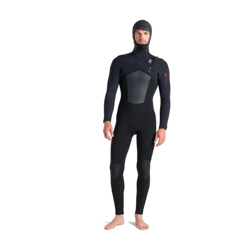 C-Skins Rewired 6:5:4 Mens Chest Zip Hooded w/Liquid Skin