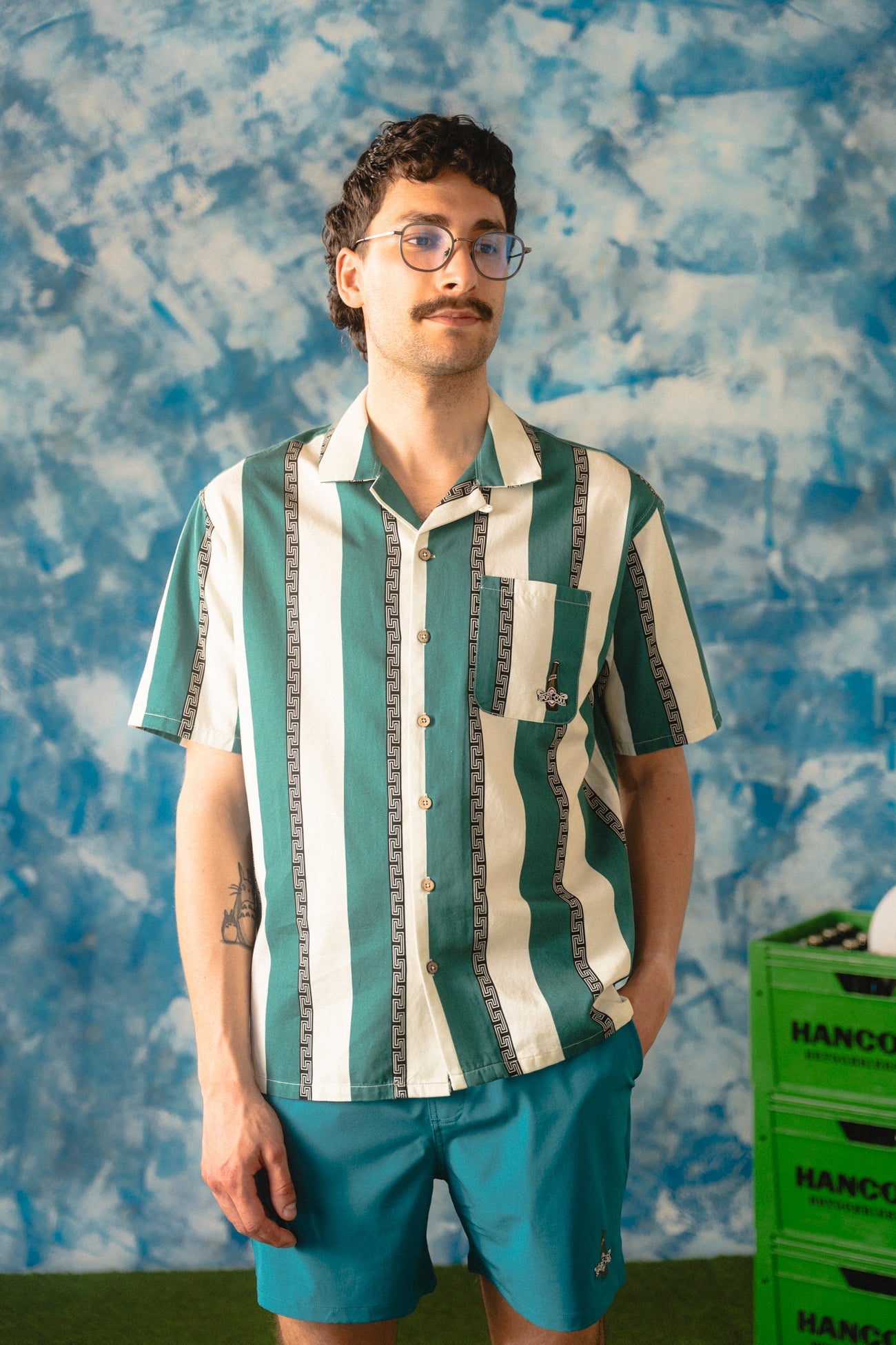 Lakor Sport Cola Stripe Short Sleeve Shirt