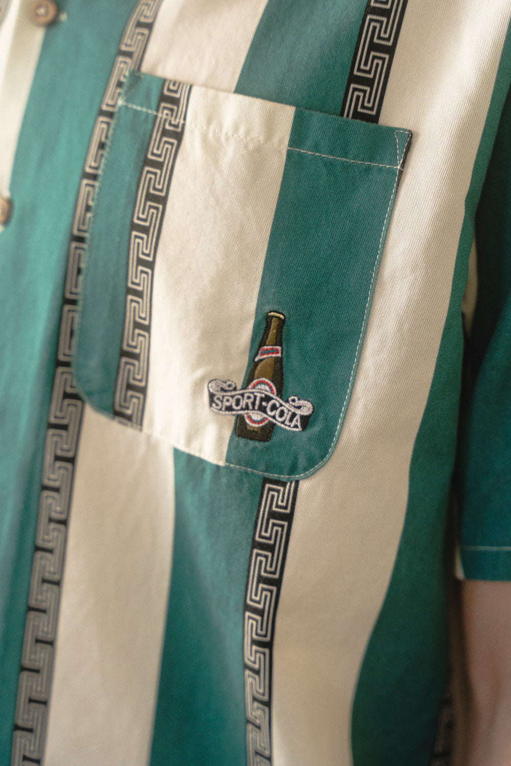 Lakor Sport Cola Stripe Short Sleeve Shirt