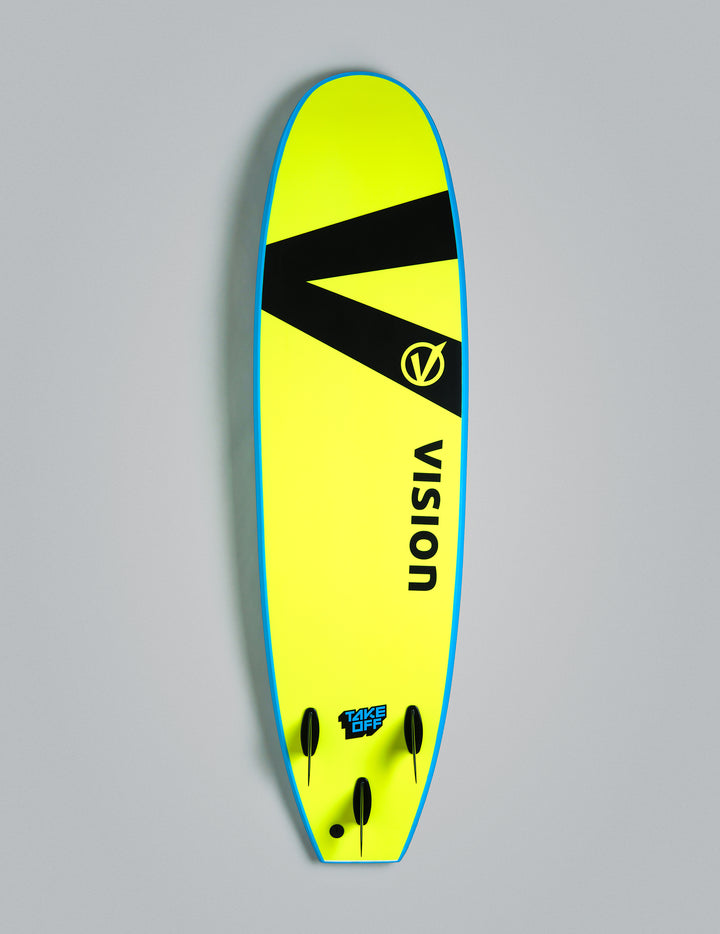 Vision Surfboard Takeoff Cyan