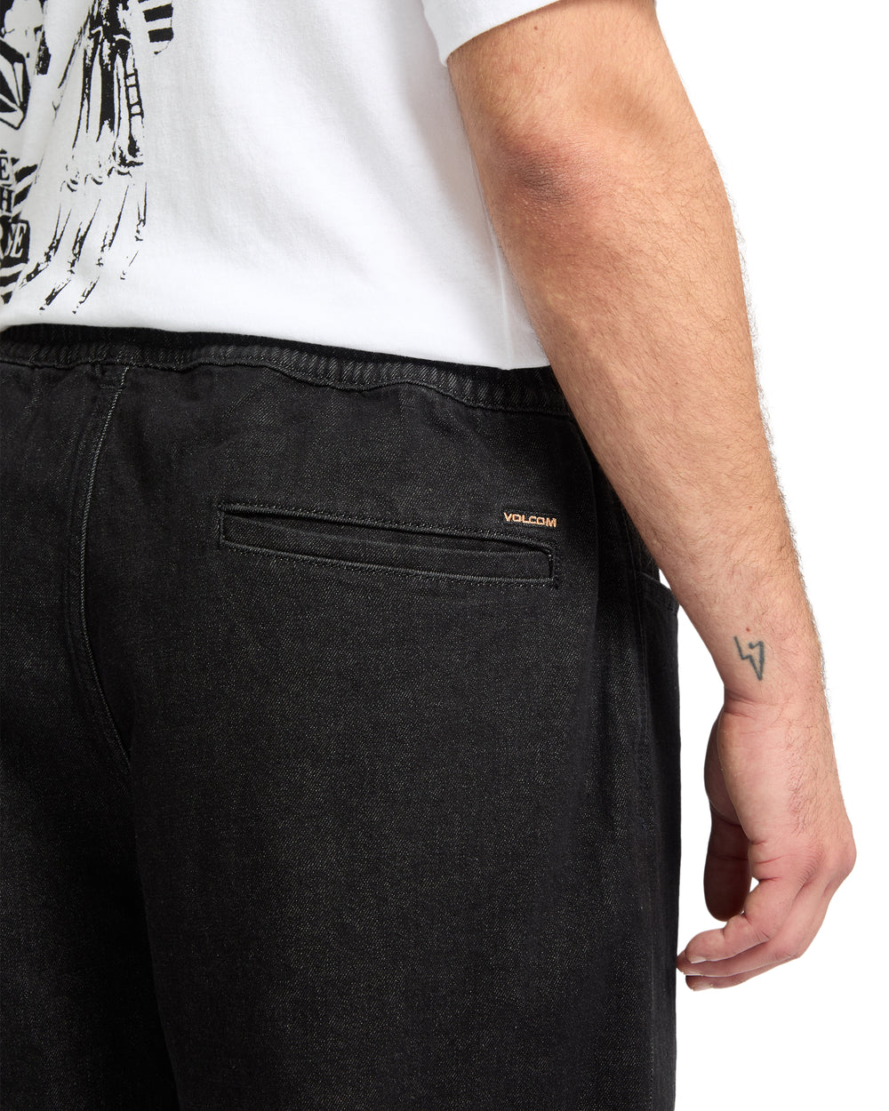 Volcom Freazy Loose Elastic Waist Denim