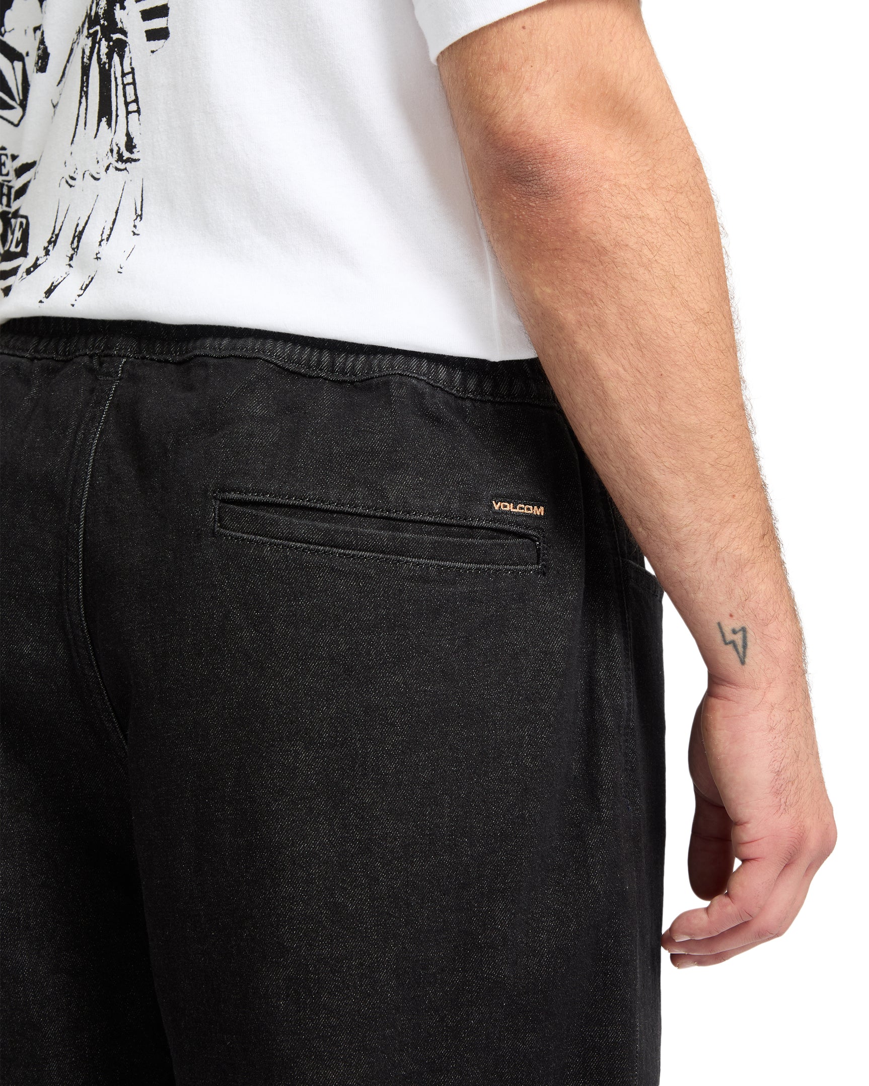 Volcom Freazy Loose Elastic Waist Denim