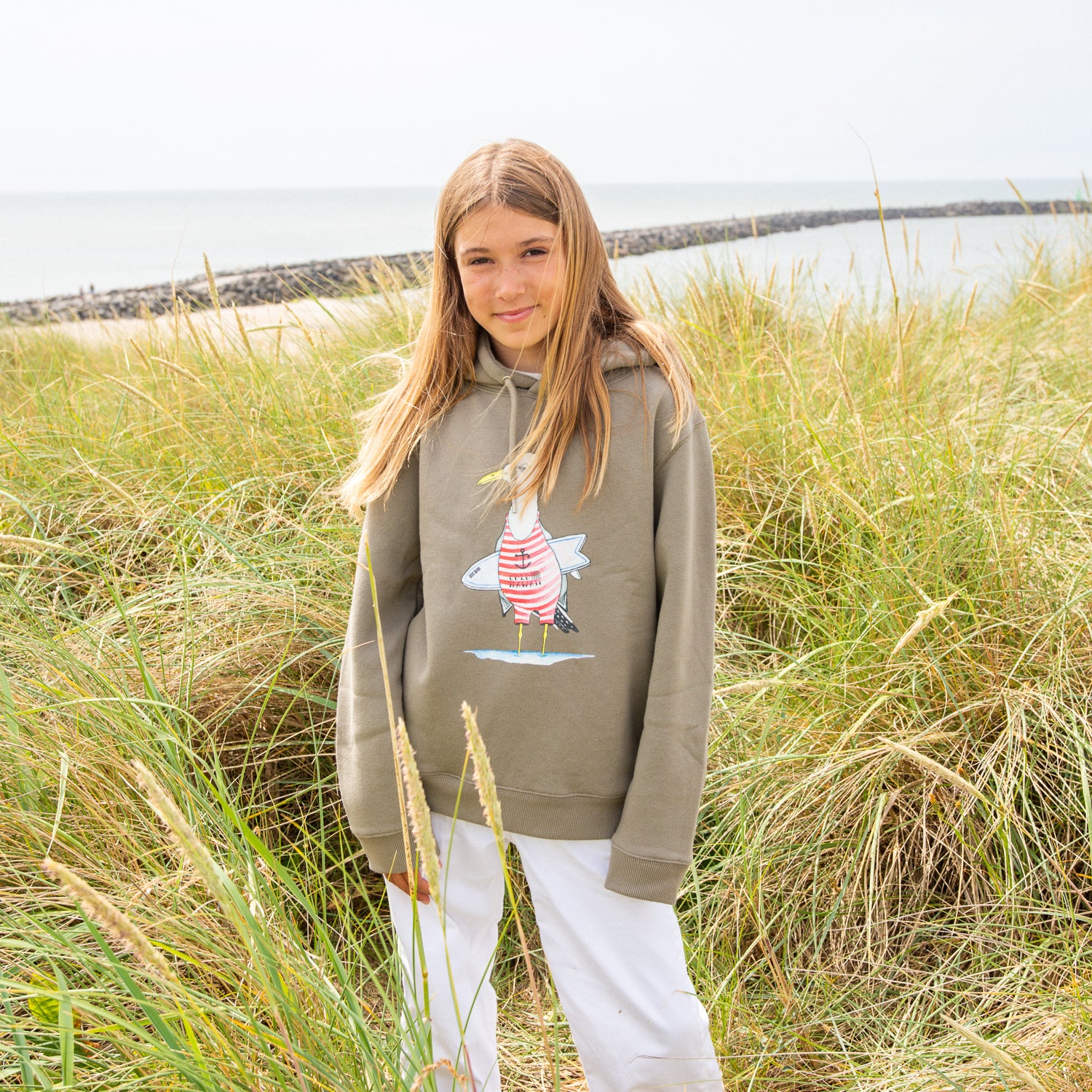 WestWind Kids Surf Seagull Hoodie