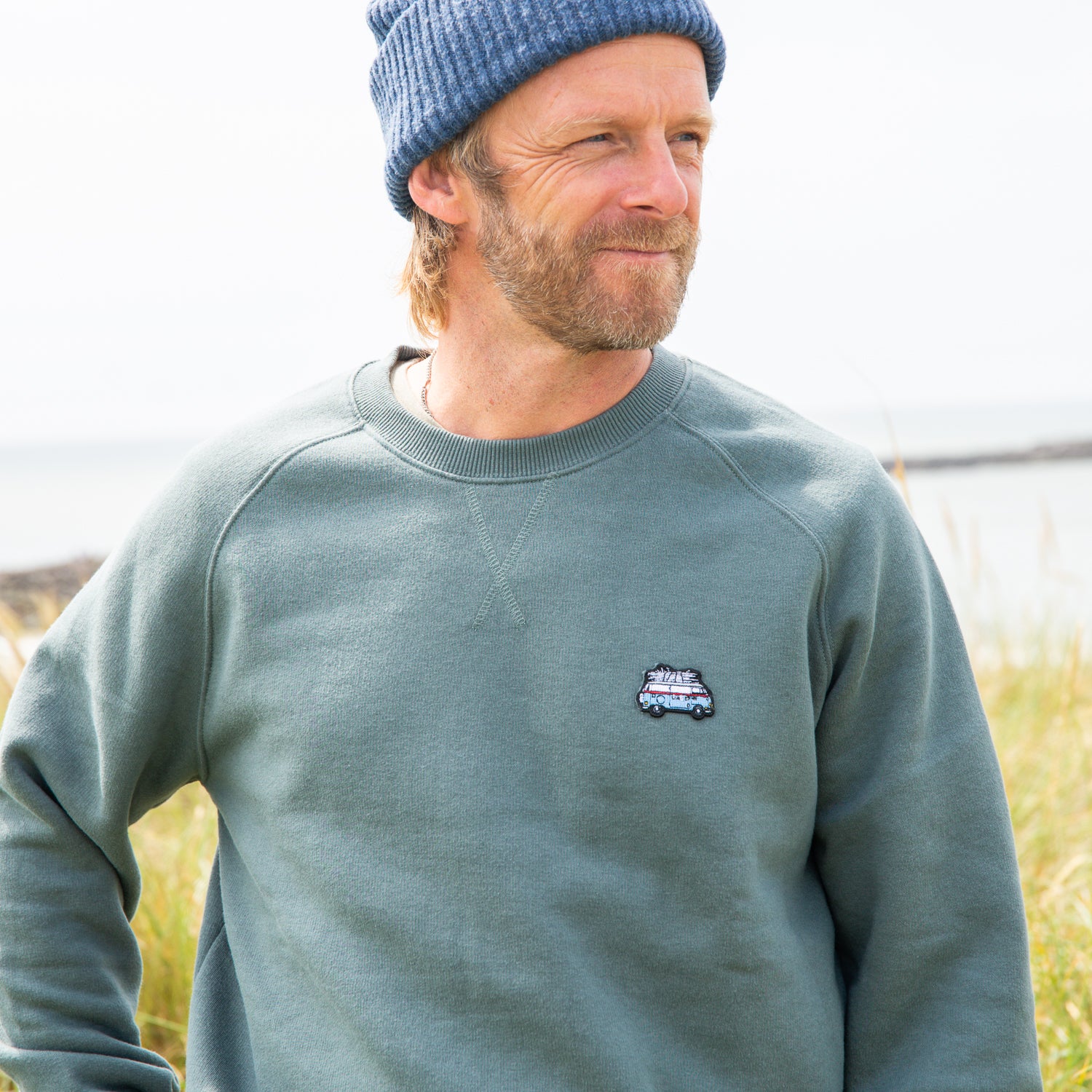 WestWind Surfvan Patch Crewneck