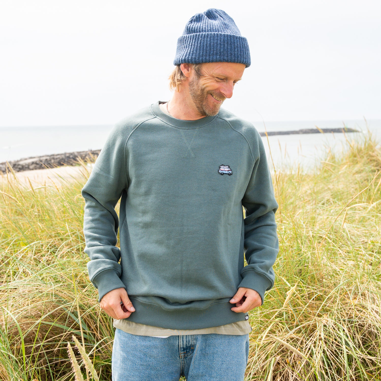 WestWind Surfvan Patch Crewneck