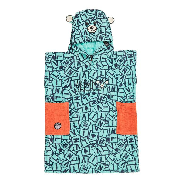 All-In Baby Crew Poncho Lettrage AL