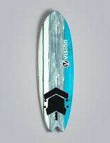 Vision Surfboard Spark Fish Cyan