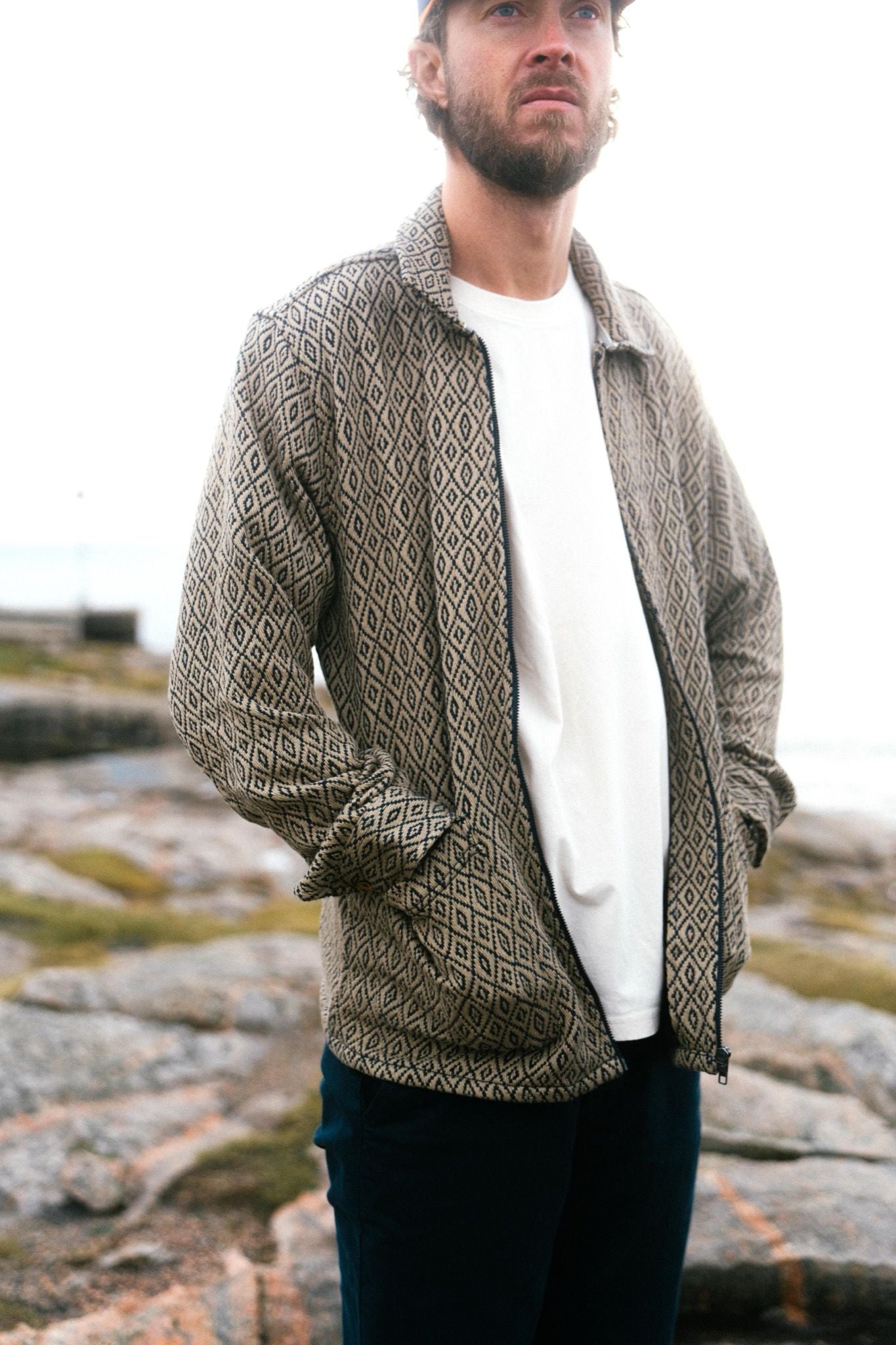 LAKOR Net Fix Jacquard Jacket