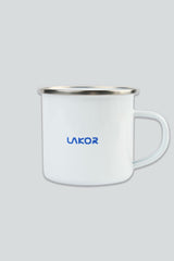 LAKOR Beaver Rafting Enamel Mug