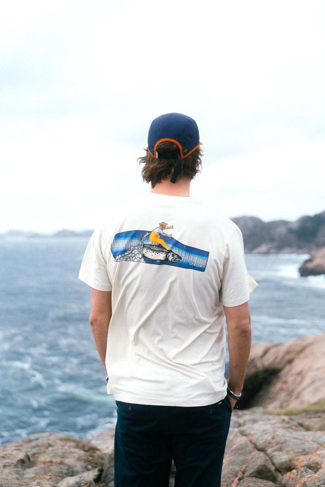 LAKOR Salmon Surfer T-Shirt