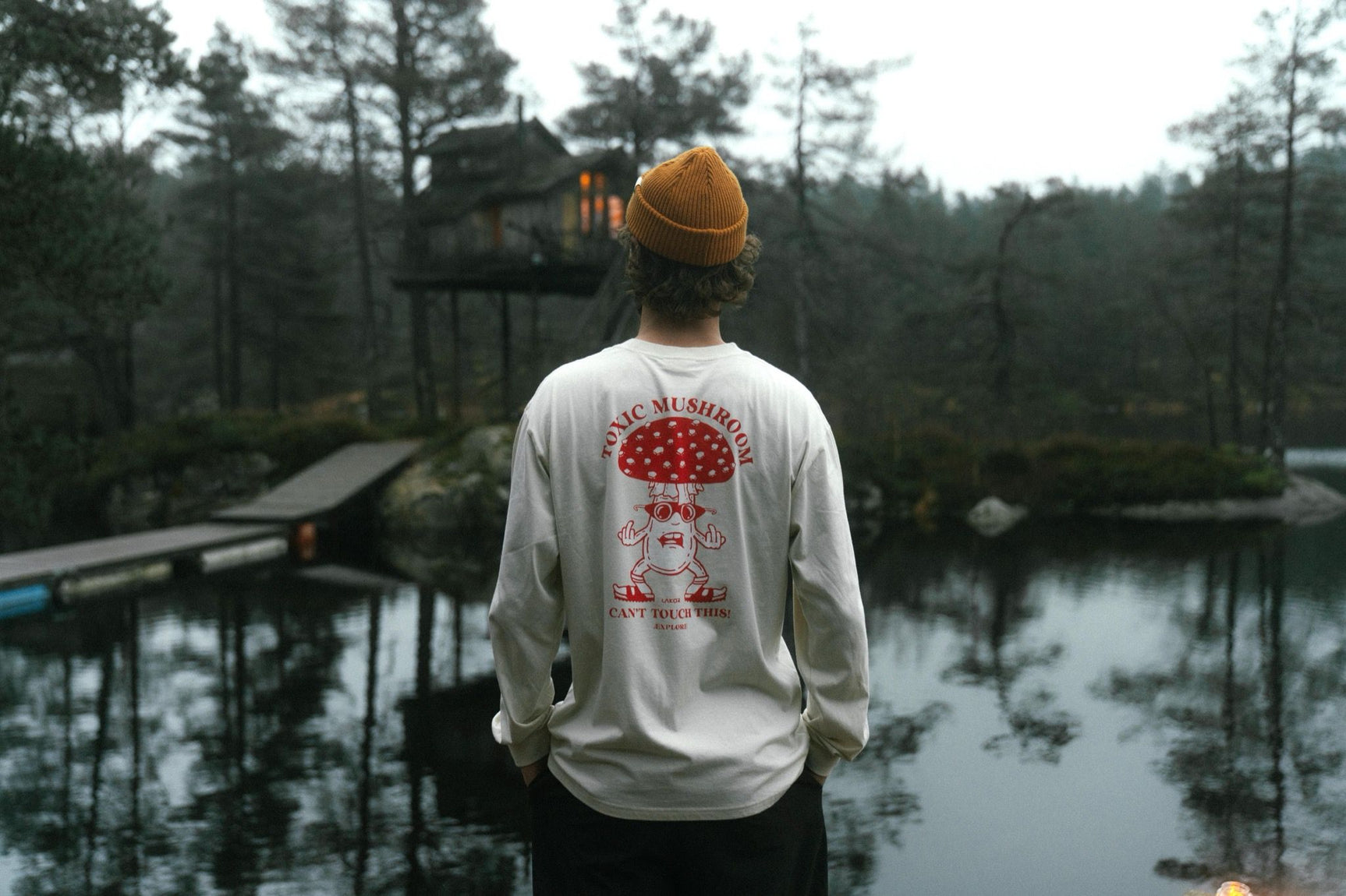 LAKOR Toxic Mushroom Boxfit LS T-Shirt