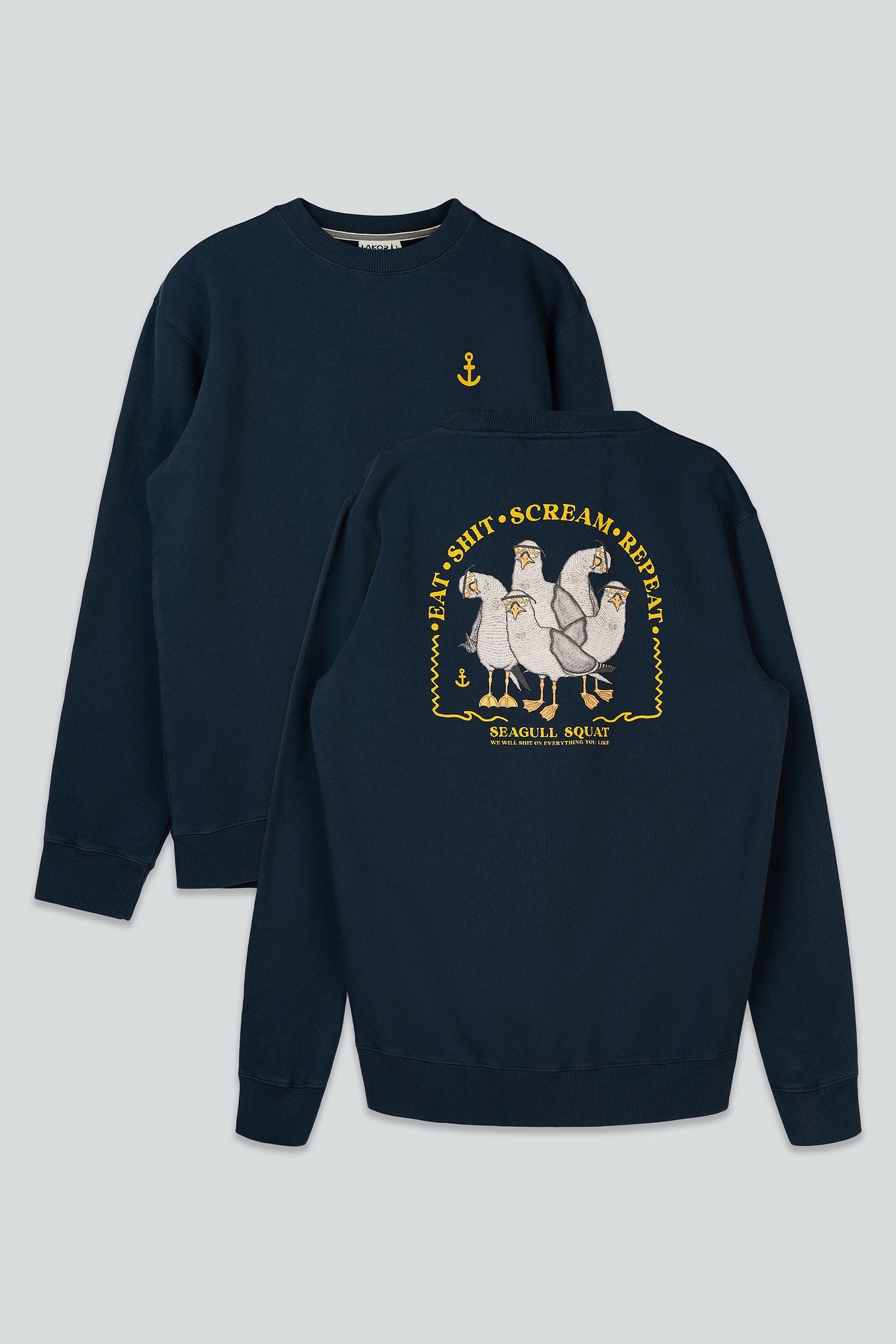 LAKOR Seagull Squad Back Crewneck
