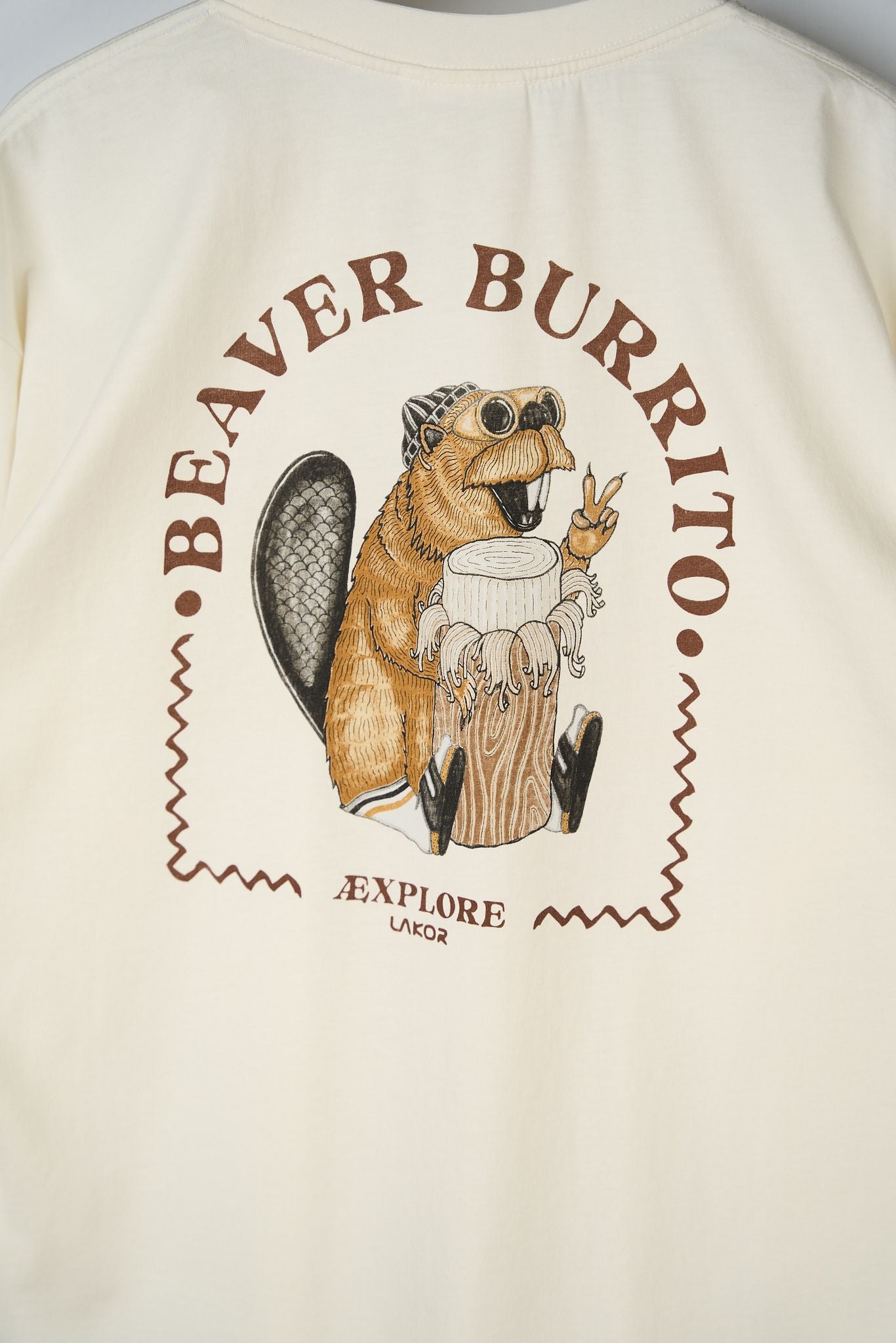 LAKOR Beaver Burrito Boxfit LS T-Shirt
