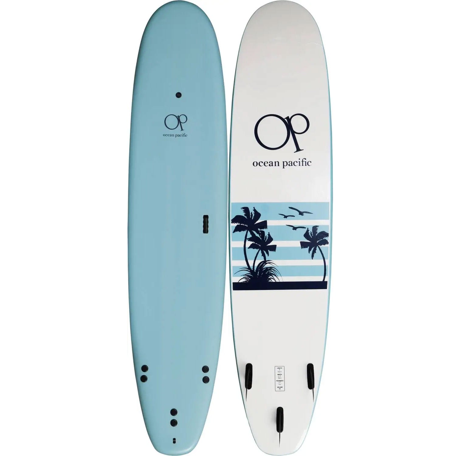 Ocean Pacific Dual Stringer Soft Top Surfboard