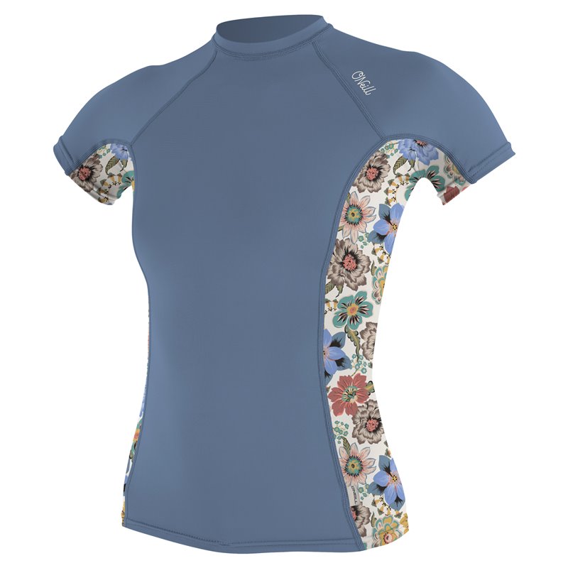O'Neill Womens Side Print S/S Rashguard