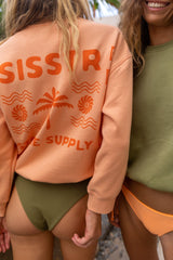 Sisstr Venice Ls Crew Fleece