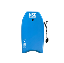NSC BODYBOARD PRO X1 BLUE INCL LEAS